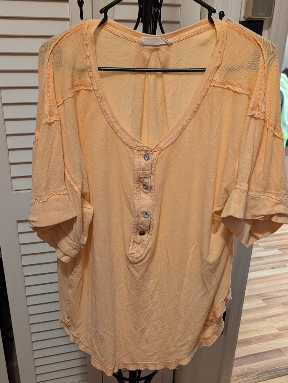 We The Free Peach Short-Sleeve Tee Size XL